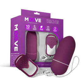 Huevo Vibrador con Control Remoto Dark Purple de Moove | VibraZon