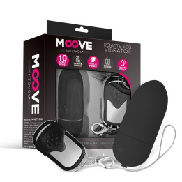Huevo Vibrador con Control Remoto Negro de Moove | VibraZon