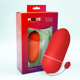 Huevo Vibrador 10 Funciones Rojo de Moove | VibraZon