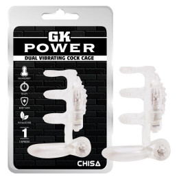 Funda para el Pene Dual Vibrating Cock Cage de Chisa | VibraZon