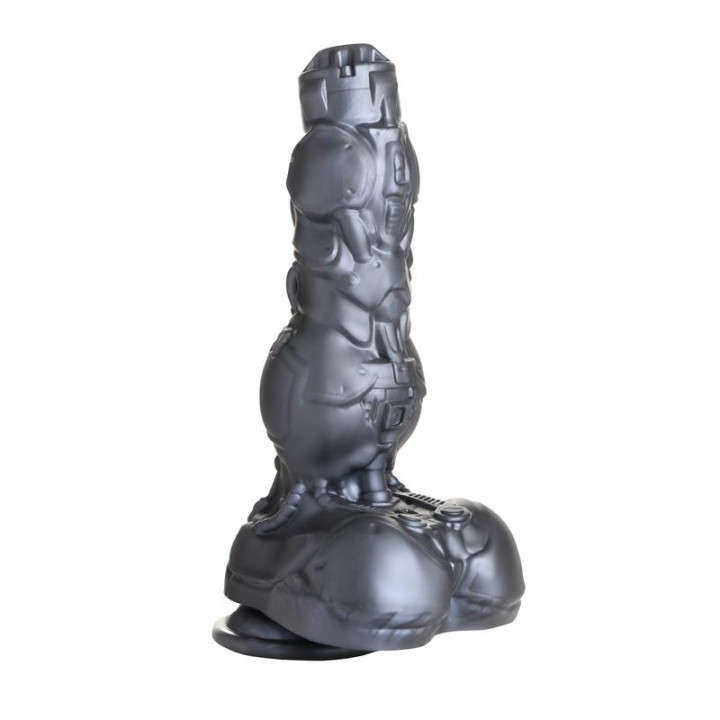 Cyborg Cock Dildo Metal con Thrusting y Vibración de Creature Cocks | VibraZon