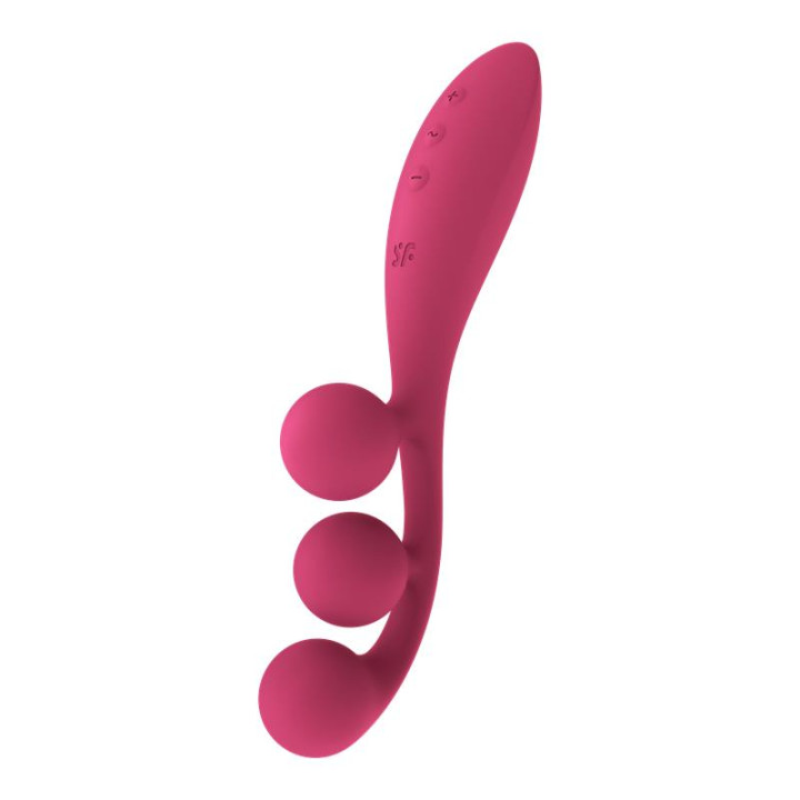 Estimulador Tri Ball 1 Rojo de Satisfyer | VibraZon