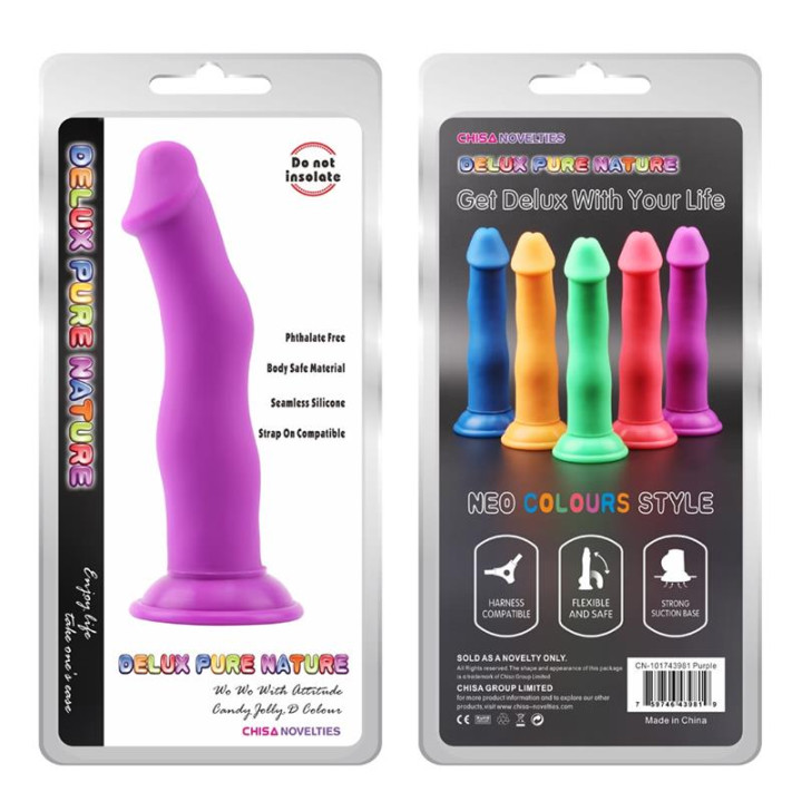 Dildo Púrpura Jolly D de Chisa | VibraZon
