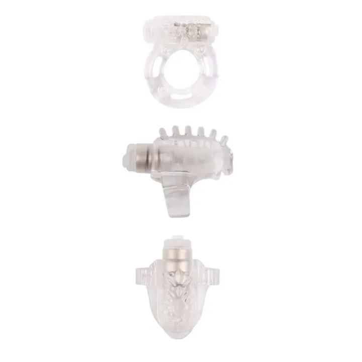Kit 3 Anillos para el Pene Teasers Ring Kit de Chisa