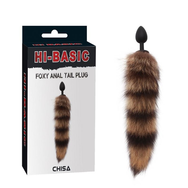 Plug Anal con Cola de Pelo Foxy Anal Tail Plug de Chisa | VibraZon