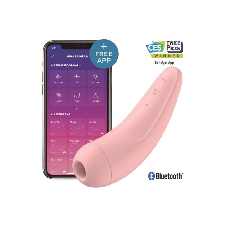 Estimulador Curvy 2+ Rosa de Satisfyer | VibraZon