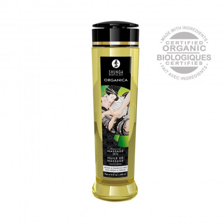 Aceite de Masaje Oil Natural 240 ml de Shunga | VibraZon