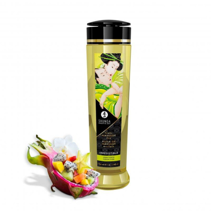 Aceite de Masaje Oil Irresistible 240 ml de Shunga | VibraZon