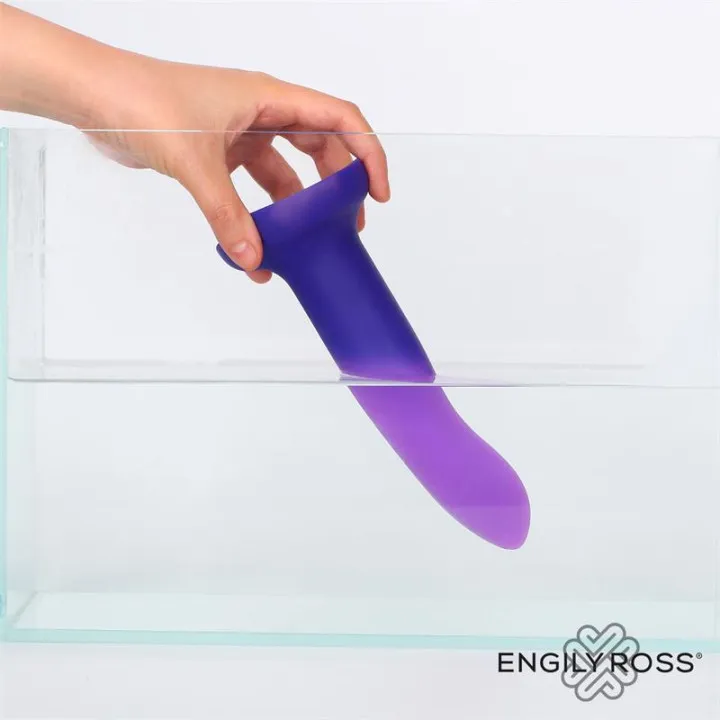 Dildo que Cambia de Color Púrpura a Rosa Talla S 14 cm de Dildox By Engily Ross