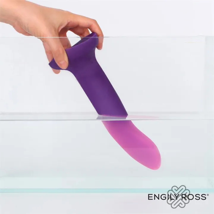 Dildo que Cambia de Color Púpura a Rosa Talla L 21 cm de Dildox By Engily Ross