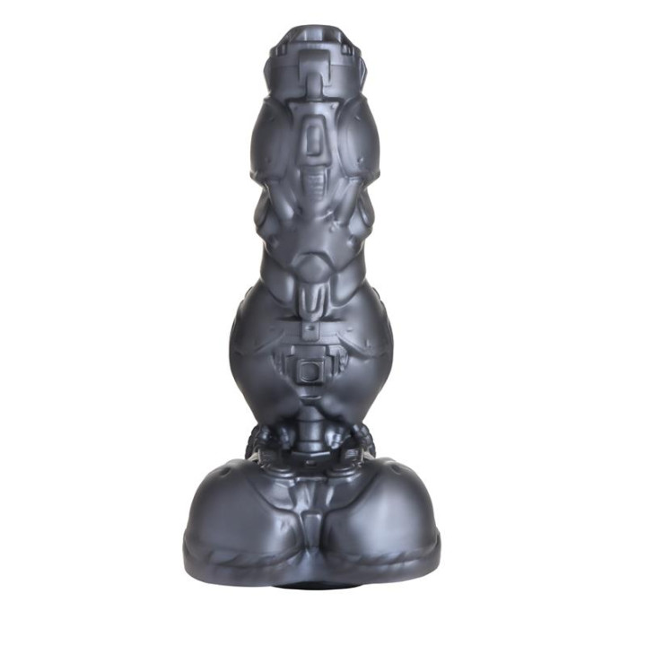 Cyborg Cock Dildo Metal con Thrusting y Vibración de Creature Cocks | VibraZon