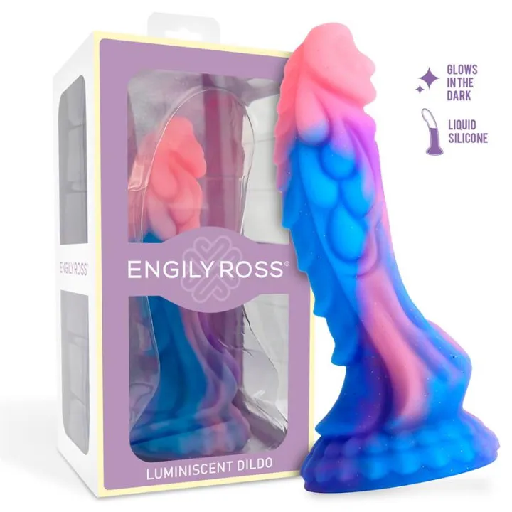 Dildo Dragón Brilla en la Oscuridad 18 cm de Dildox By Engily Ross