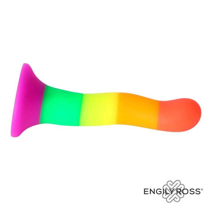 Dildo Color Arcoiris LGBT 18 cm de Dildox By Engily Ross | VibraZon