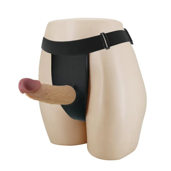 Houston Arnés Universal Ajustable con Dildo Hueco de Prettylove