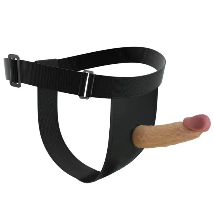 Houston Arnés Universal Ajustable con Dildo Hueco de Prettylove