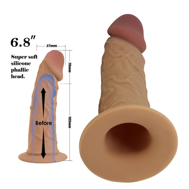 Houston Arnés Universal Ajustable con Dildo Hueco de Prettylove | VibraZon