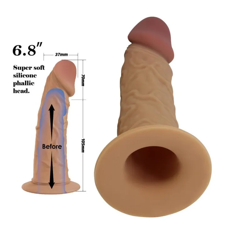 Houston Arnés Universal Ajustable con Dildo Hueco de Prettylove