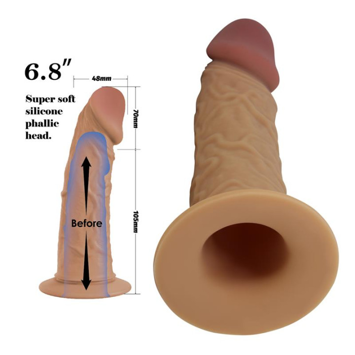 Draven Arnés con Dildo Hueco con Vibración de Prettylove | VibraZon