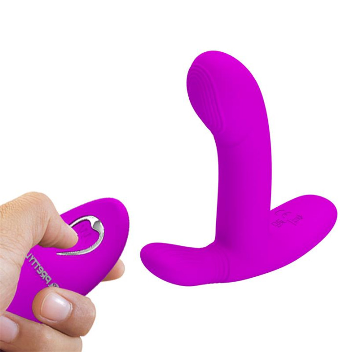 Geri Estimulador con Vibración y Licking con Control Remoto de Prettylove | VibraZon
