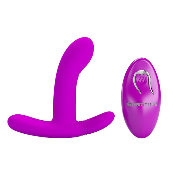 Geri Estimulador con Vibración y Licking con Control Remoto de Prettylove | VibraZon