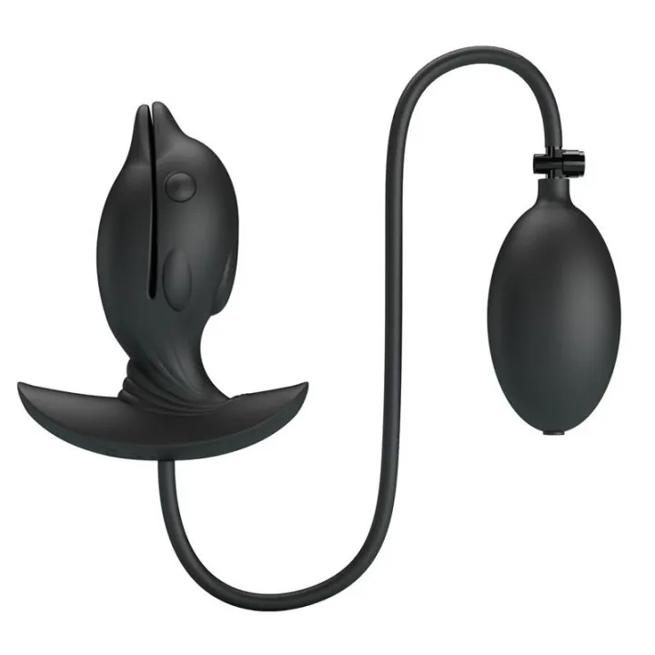 Hanson Plug Anal Inflable con Vibración de Prettylove