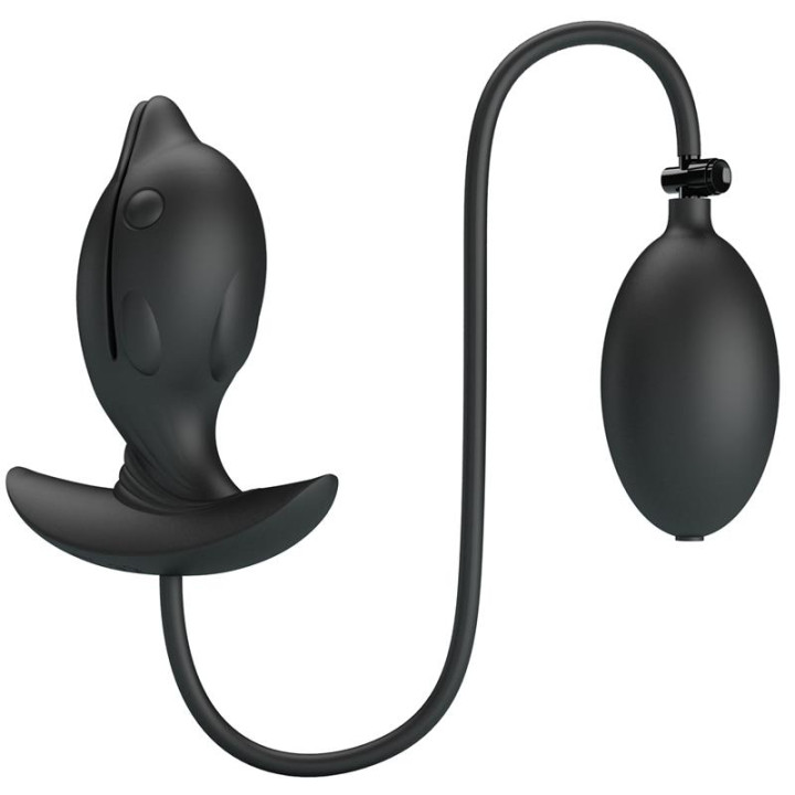 Hanson Plug Anal Inflable con Vibración de Prettylove | VibraZon