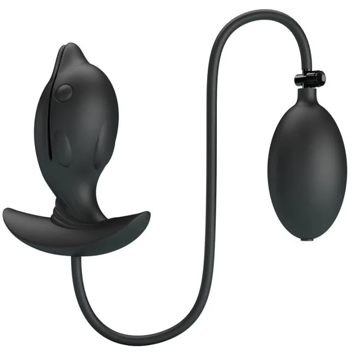 Hanson Plug Anal Inflable con Vibración de Prettylove