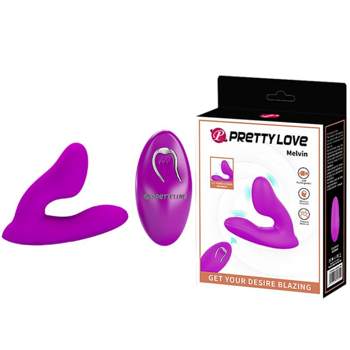 Melvin Plug Anal con Vibración y Control Remoto de Prettylove | VibraZon