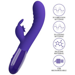 Cerberus Youth Vibrador con Lengua de Prettylove | VibraZon