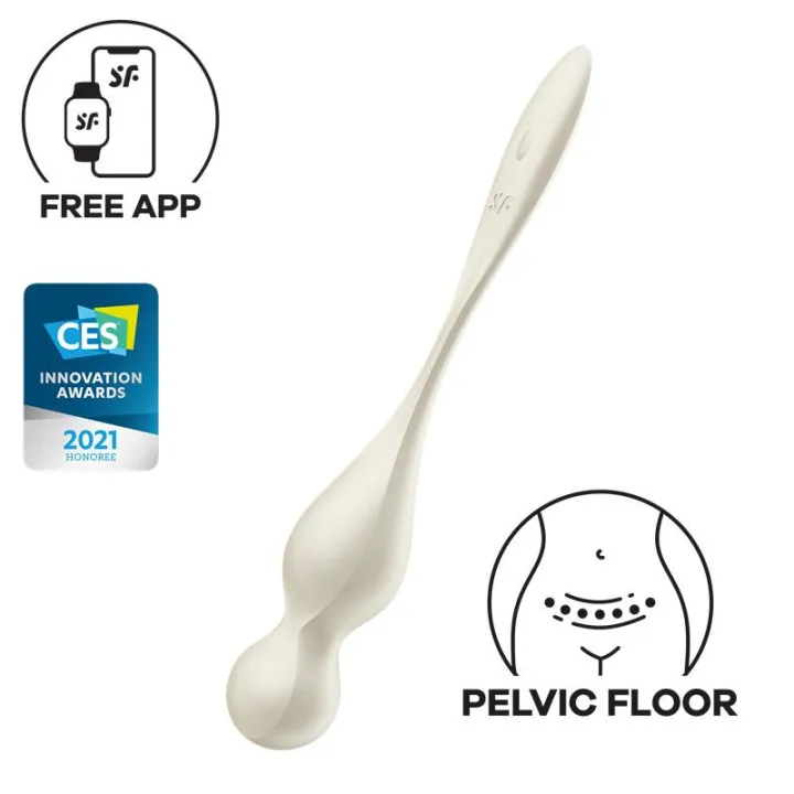 Love Birds 1 Bolas Kegel con APP Blanco de Satisfyer