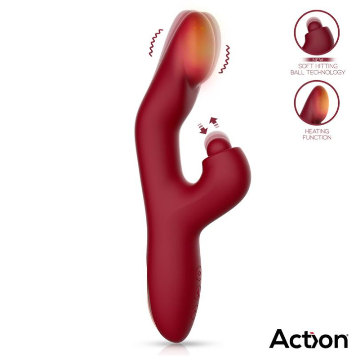 Velter Soft Clit Hitting Ball con Vibración y Efecto Calor de Action | VibraZon