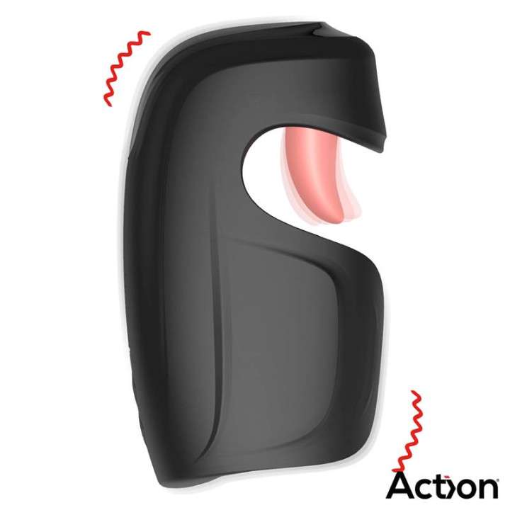 Kubex Masturbador con Lengua, Pulsación y Vibración de Action | VibraZon