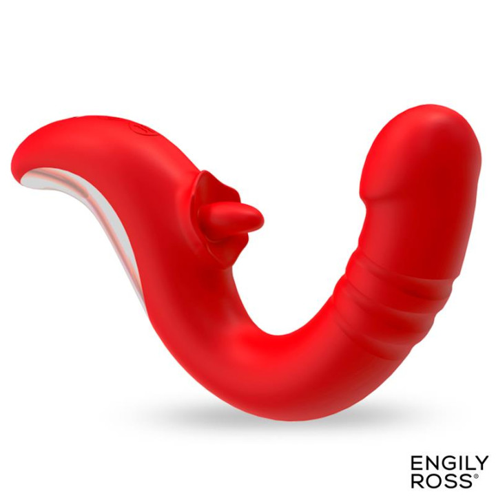 Drako Vibrador con Thrusting y Lengua Oscilante 360º de Engily Ross | VibraZon