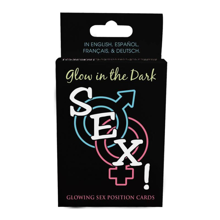 Juego de Cartas Glow in the Dark Sex! Cards Brillan en la Oscuridad de Kheper Games | VibraZon