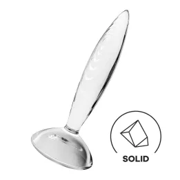 Plug Anal Sparkling Crystal Hot and Cold Transparente de Satisfyer