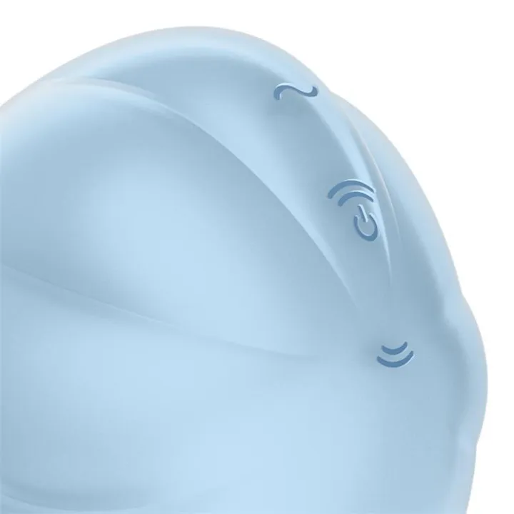 Cloud Dancer Succionador y Vibrador Azul de Satisfyer