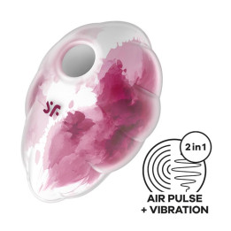 Cloud Dancer Succionador y Vibrador Red Print de Satisfyer | VibraZon