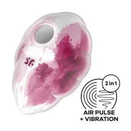 Cloud Dancer Succionador y Vibrador Red Print de Satisfyer