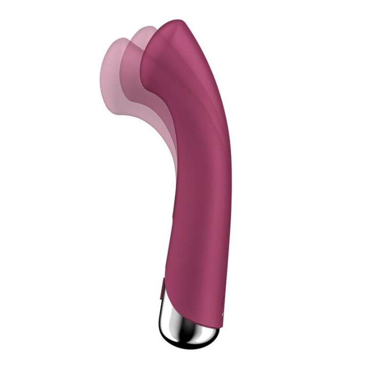 Spinning G-Spot 1 Vibrador y Rotador Rojo de Satisfyer | VibraZon
