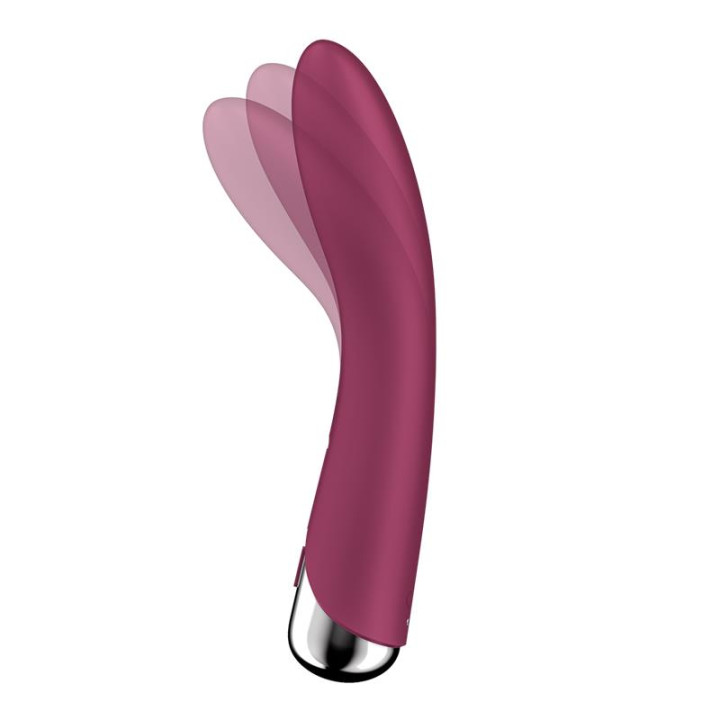 Spinning Vibe 1 Vibrador y Rotador Rojo de Satisfyer | VibraZon