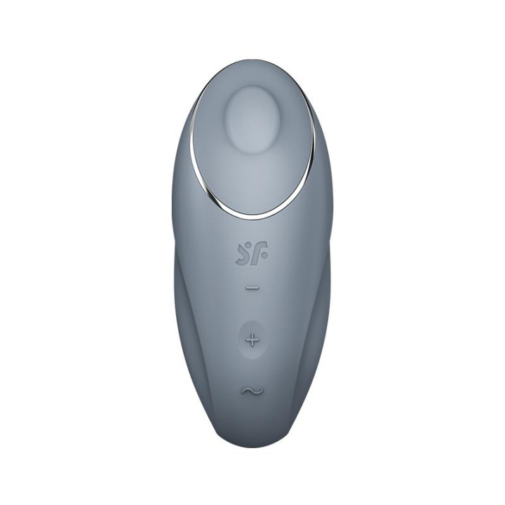 Tap and Climax 1 Vibrador y Tapping Gris de Satisfyer | VibraZon