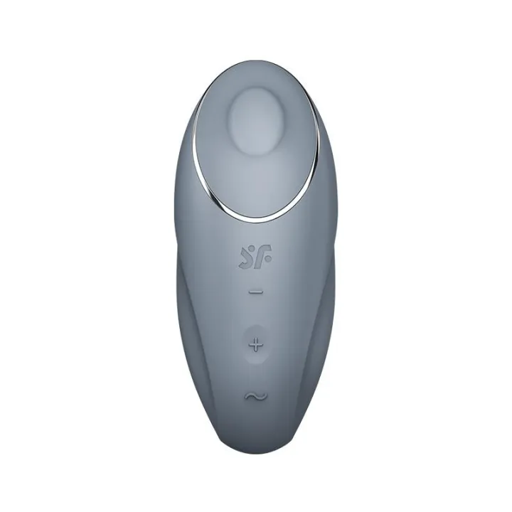 Tap and Climax 1 Vibrador y Tapping Gris de Satisfyer