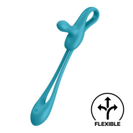 Plug & Play 1 Vibrador Anal Flexible Azul de Satisfyer | VibraZon