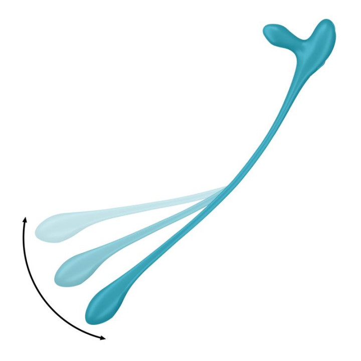 Plug & Play 1 Vibrador Anal Flexible Azul de Satisfyer | VibraZon