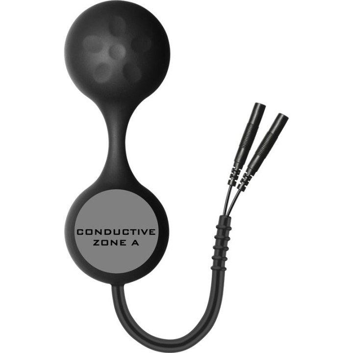 Lula Bolas Kegel Silicona Noir de Electrastim | VibraZon