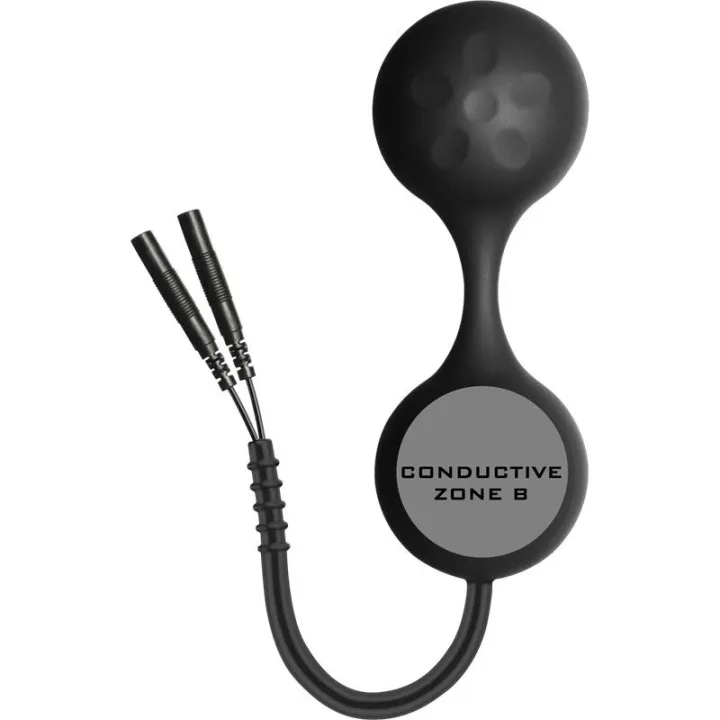 Lula Bolas Kegel Silicona Noir de Electrastim
