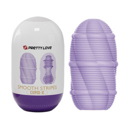 Smooth Stripes Cupid-X Huevo Masturbador de Prettylove | VibraZon