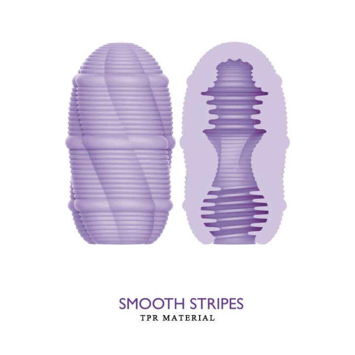 Smooth Stripes Cupid-X Huevo Masturbador de Prettylove | VibraZon
