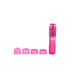 Mini Masajeador 3 Cabezales Rosa de Chisa | VibraZon