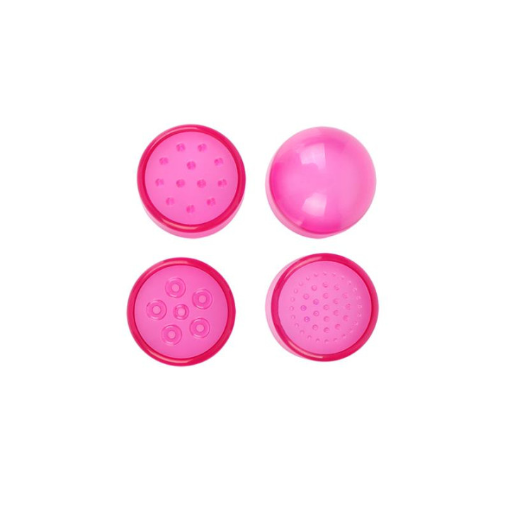 Mini Masajeador 3 Cabezales Rosa de Chisa | VibraZon